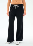Splits59 Willow Wide Leg Pant in Black/White Front View