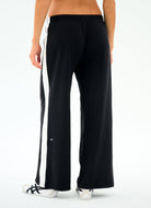 Splits59 Willow Wide Leg Pant in Black/White Back View