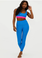 BEACH RIOT Summer Legging in Bluebell Full Length Front View