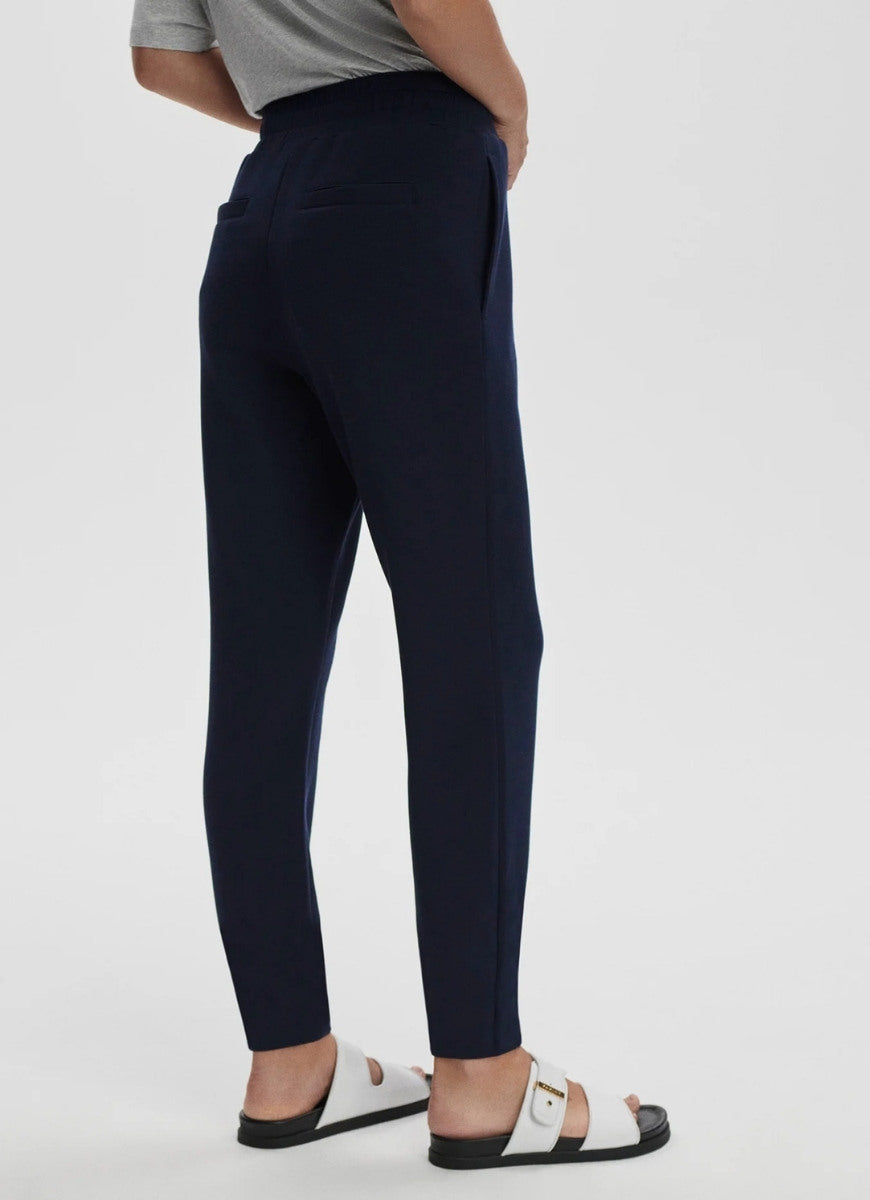 Varley The Slim Pant 27.5” in Navy Back View