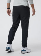 Vuori Men's Train Tech Pant in Black Back View