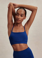Varley Assure Cerys Sports Bra in Sodalite Blue