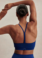 Varley Assure Cerys Sports Bra in Sodalite Blue Back View