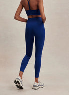 Varley Assure High-Rise Legging 25" in Sodalite Blue Back View