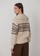 Varley Hopkin Half Zip Sweater in Oat Milk