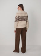 Varley Hopkin Half Zip Sweater in Oat Milk