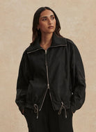 Varley Lotta Blousen Lightweight Jacket in Black