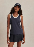 Varley Tegan Performance Tank inBlue Nights