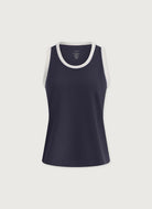 Varley Tegan Performance Tank inBlue Nights Product Shot View