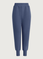 Varley The Slim Cuff Pant 27.5” in Bijou Blue Product Shot View