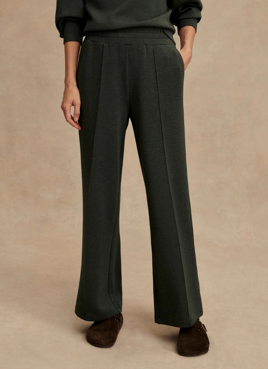 Varley The Wide Leg Pant 28” in Olive Marl