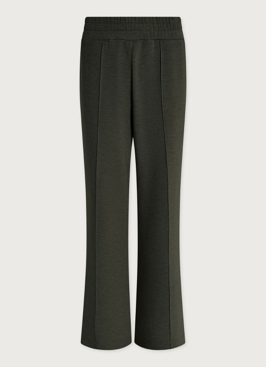 Varley The Wide Leg Pant 28” in Olive Marl Product Shot View