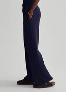 Varley The Wide Leg Pant 30” in Blue Nights Side View