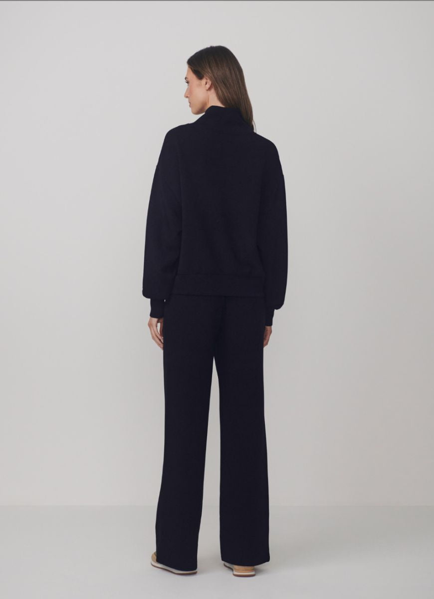 Varley The Wide Leg Pant 30” in Blue Nights Full Length Back View