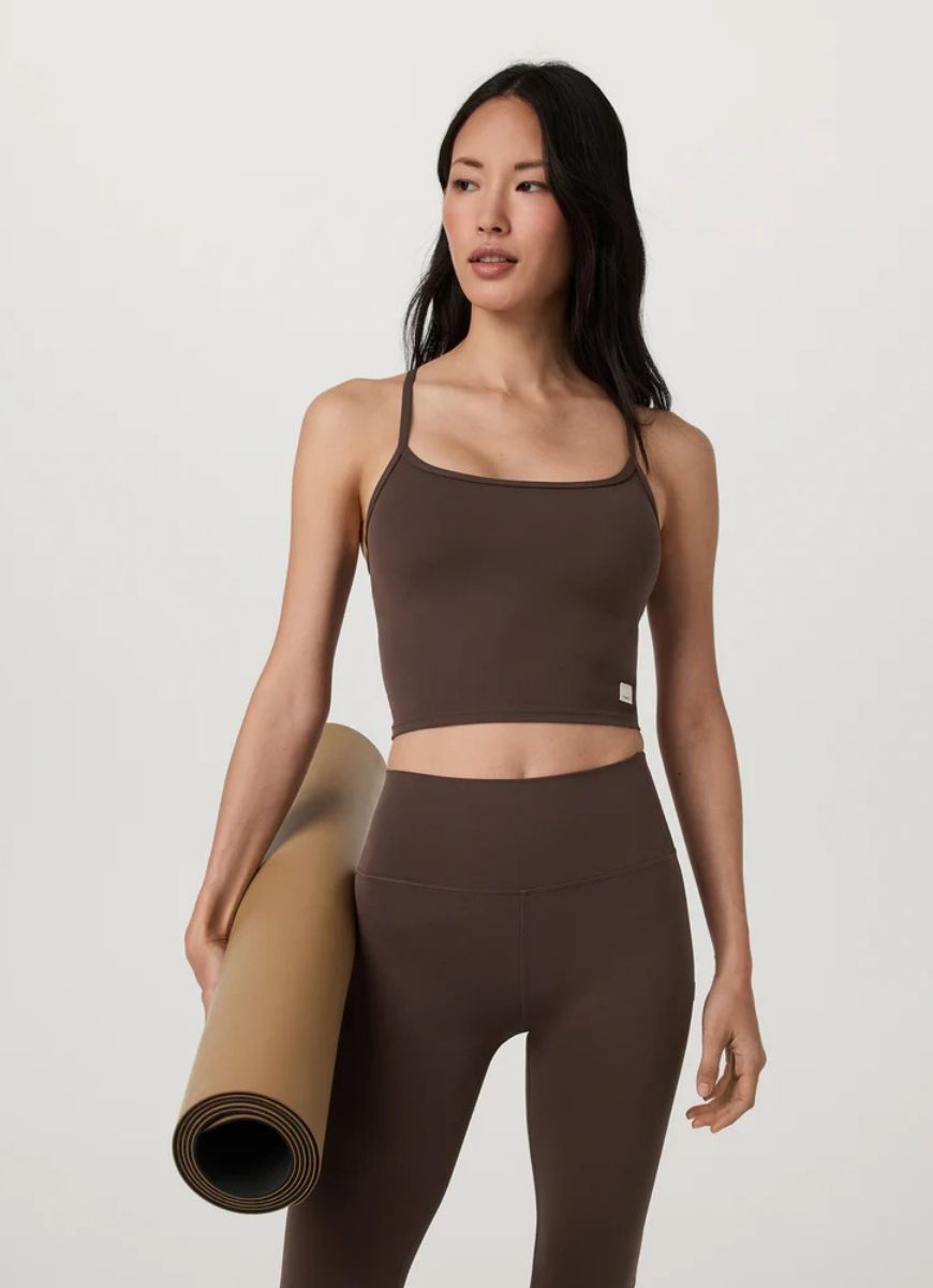 Vuori AllTheFeels Tank Top 2.0 in Java Front View
