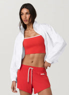 Vuori Court Full Zip Jacket in White