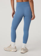 Vuori Daily Pocket Legging in Light French Blue Back View