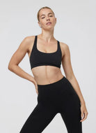 Vuori Yosemite Sports Bra in Black