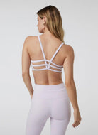 Vuori Yosemite Sports Bra in Opal Back View