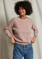 perfectwhitetee Ziggy Inside Out Sweatshirt in Mauve