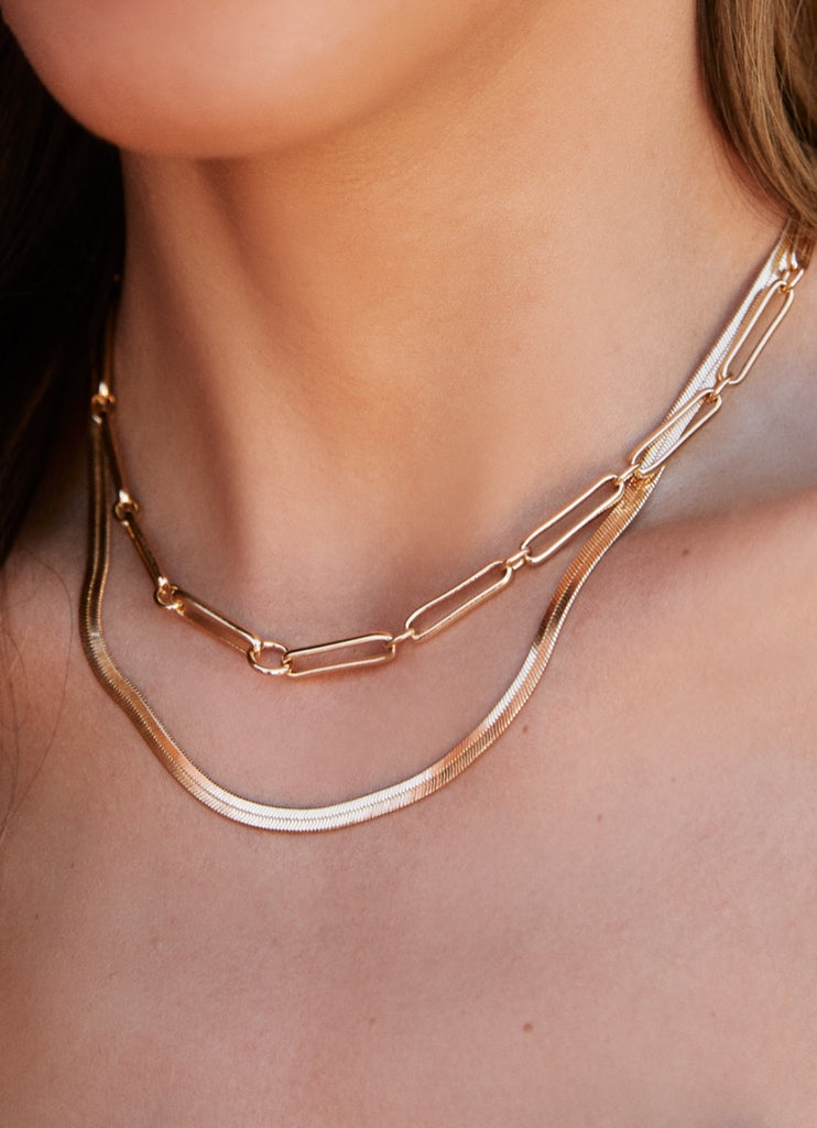 Luv AJ Barcelona Gold Necklace