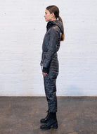 COZE Insulated Jumpsuit in Black Side View