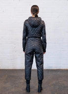 COZE Insulated Jumpsuit in Black Back View