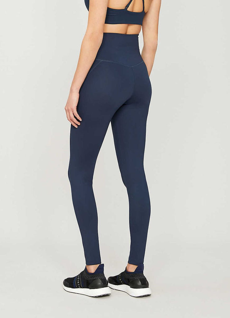 Girlfriend Collective  High Rise Compressive Legging in Midnight Back View