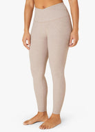 Beyond Yoga Spacedye At Your Leisure High Waisted Legging in Chai Front View