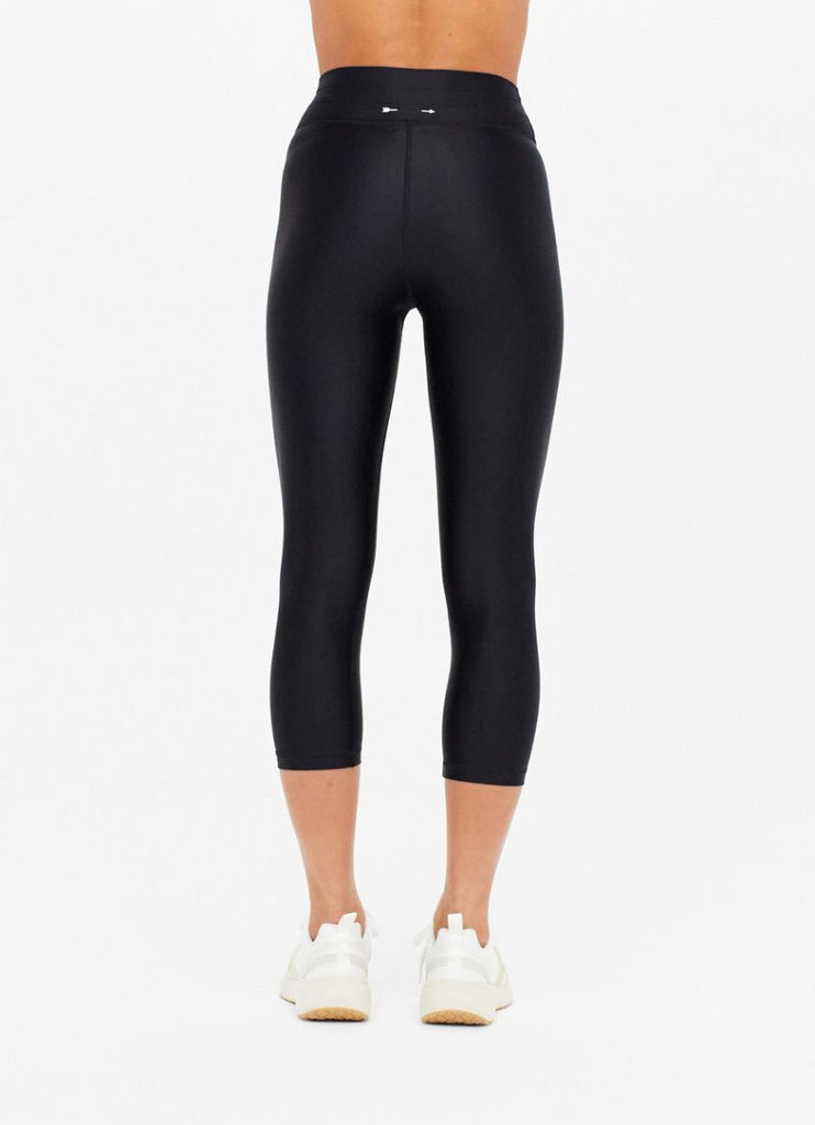 The Upside Original Super Soft NYC Women's Pant in Black Back View from the Waist Down