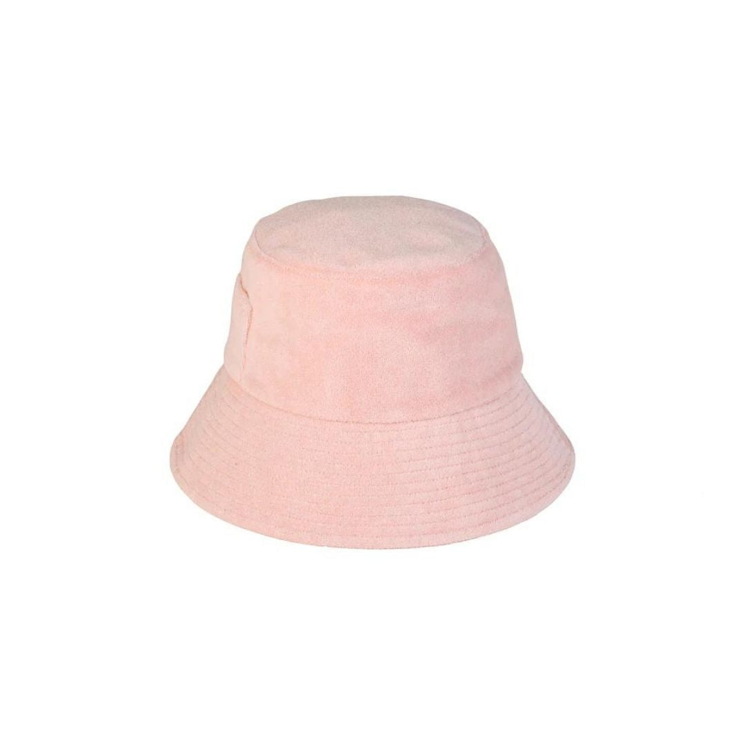 Lack of Color Wave Bucket Hat in Baby Pink Alternate View