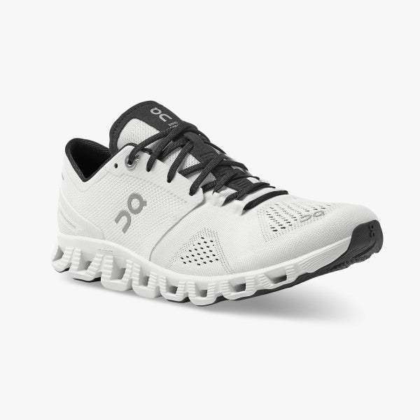 On Cloud X Women's Running Shoes in White Single Shoe