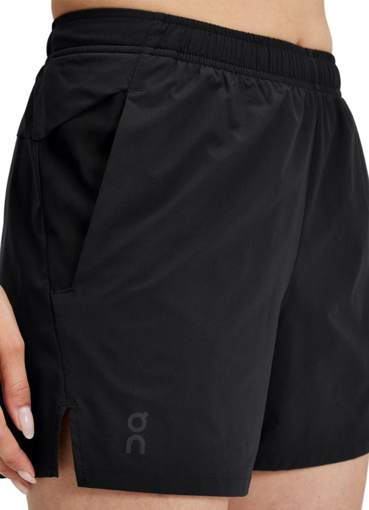 On Apparel Women's Essential Running Shorts in Black